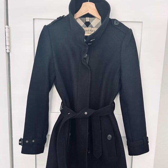 Burberry Wool Coat Size: US6 - Picture 4 of 8